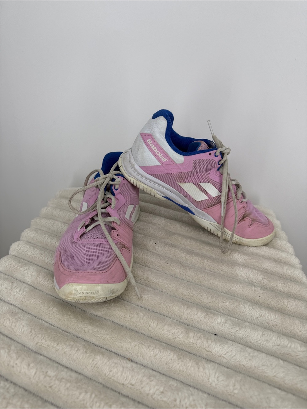 Babolat SFX 3 All Court Women's Tennis Shoes Pink White Blue size 7.5